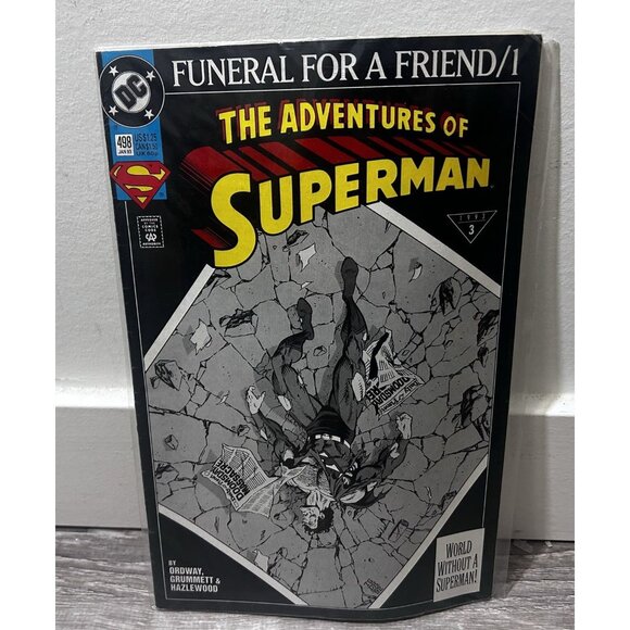 Adventures of Superman #498 Book by Jerry Ordway Paperback 1986-2006 - Picture 1 of 4